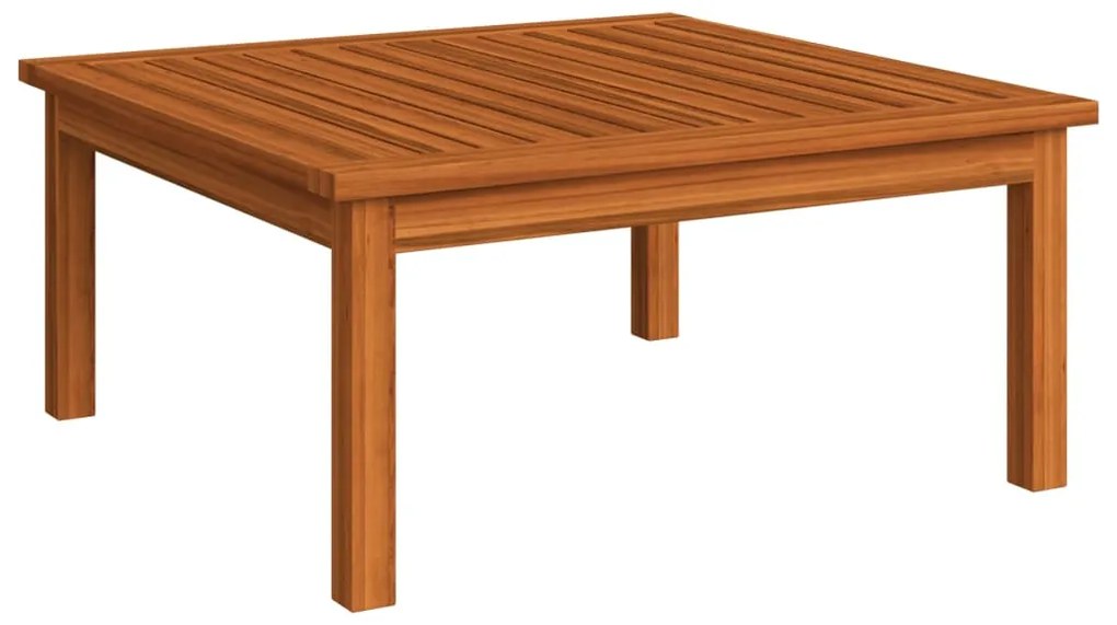 2 pcs conjunto lounge de jardim c/ almofadões acácia maciça