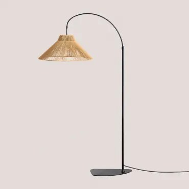 Lâmpada De Pé Em Ferro Sopant Preto & A - Sklum