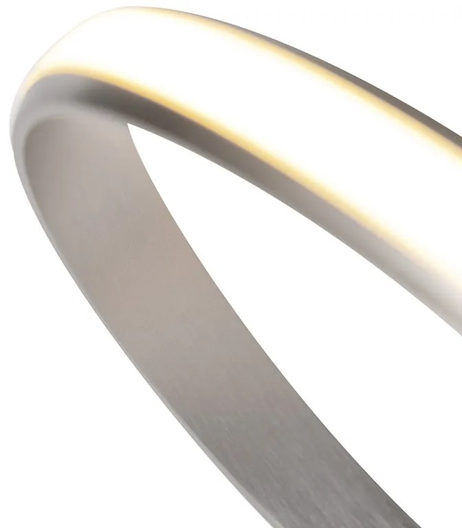 Candeeiro de suspensão design em aço regulável com LED incl. - Viola Due