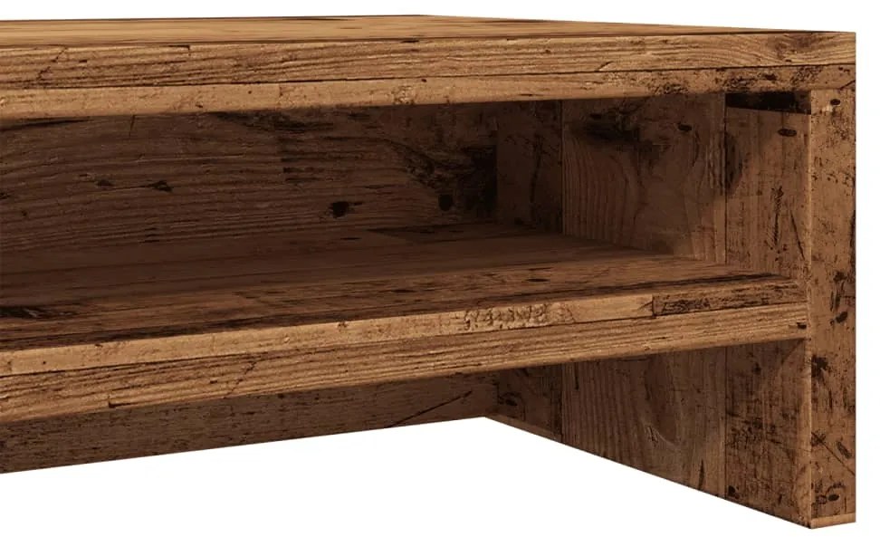 Suporte para monitor 100x24x13 cm deriv. madeira madeira velha