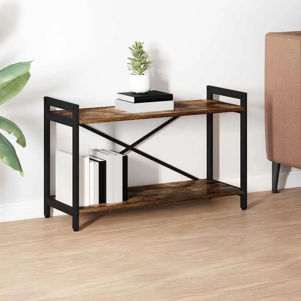 vidaXL Estante Carvalho Defumado 40 x 30 x 85 cm Madeira processada