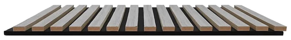 Painéis de parede acústicos 8 pcs ripado 60,5x60 cm