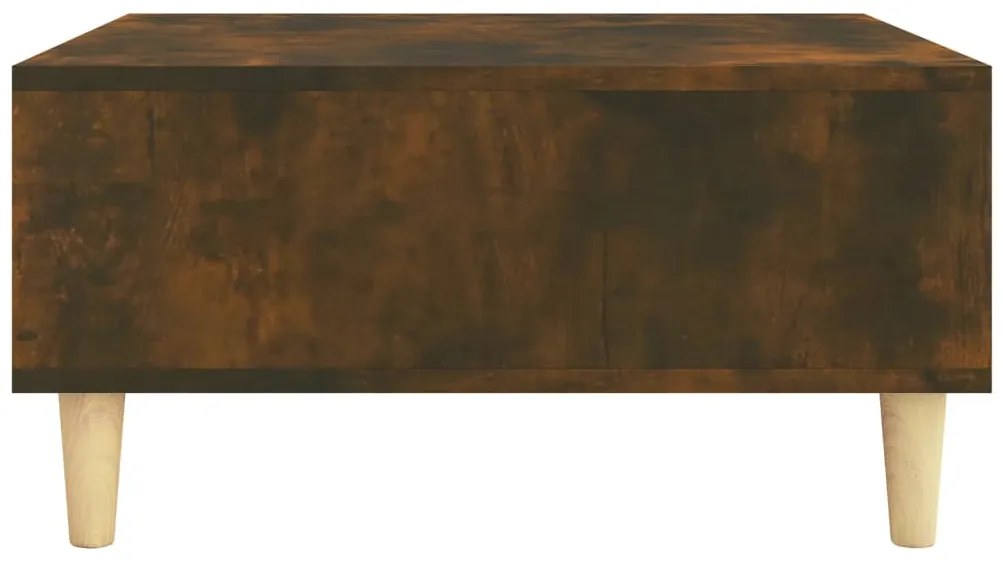 Mesa de centro 60x60x30 cm derivados de madeira carvalho fumado