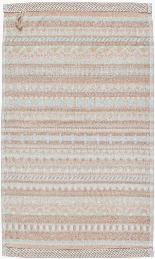 Toalhas em veludo e algodão felpudo Geometric Print, conjunto de 3