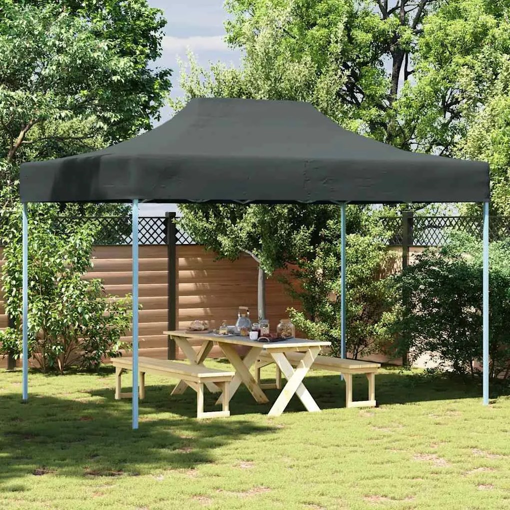 48895 vidaXL Tenda dobrável profissional para festas 3x4 m aço antracite