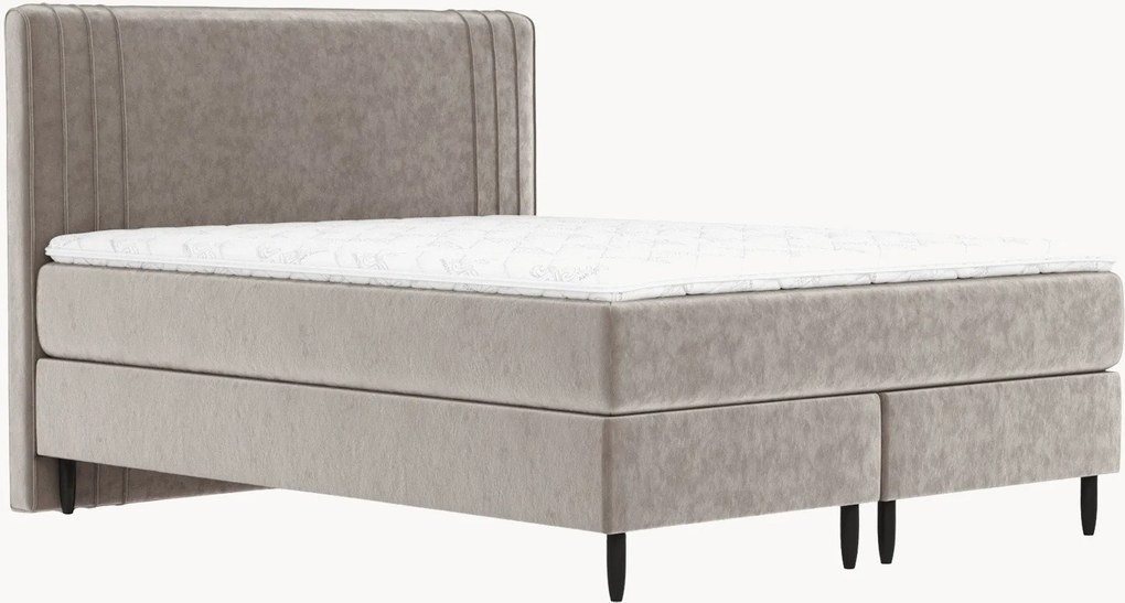 Cama divã em veludo artesanal Casone, H4