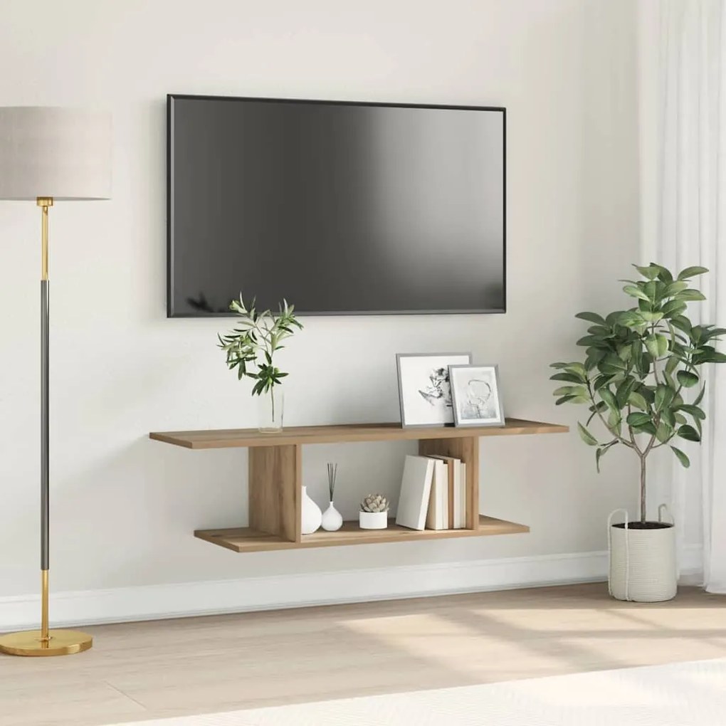 vidaXL Gabinete para TV Castanho 103 x 30 x 26.5 cm Madeira processada