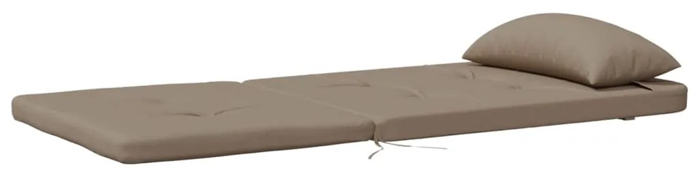 Almofadões cadeira adirondack 2pcs tecido oxf cinza-acastanhado
