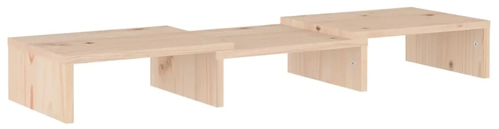 Suporte para monitor 60x24x10,5 cm madeira de pinho maciça