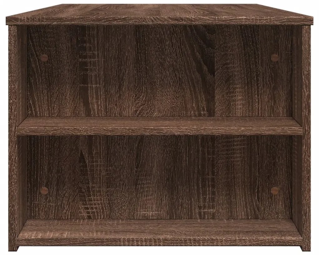 Mesa centro 102x55x42 cm derivados de madeira carvalho castanho