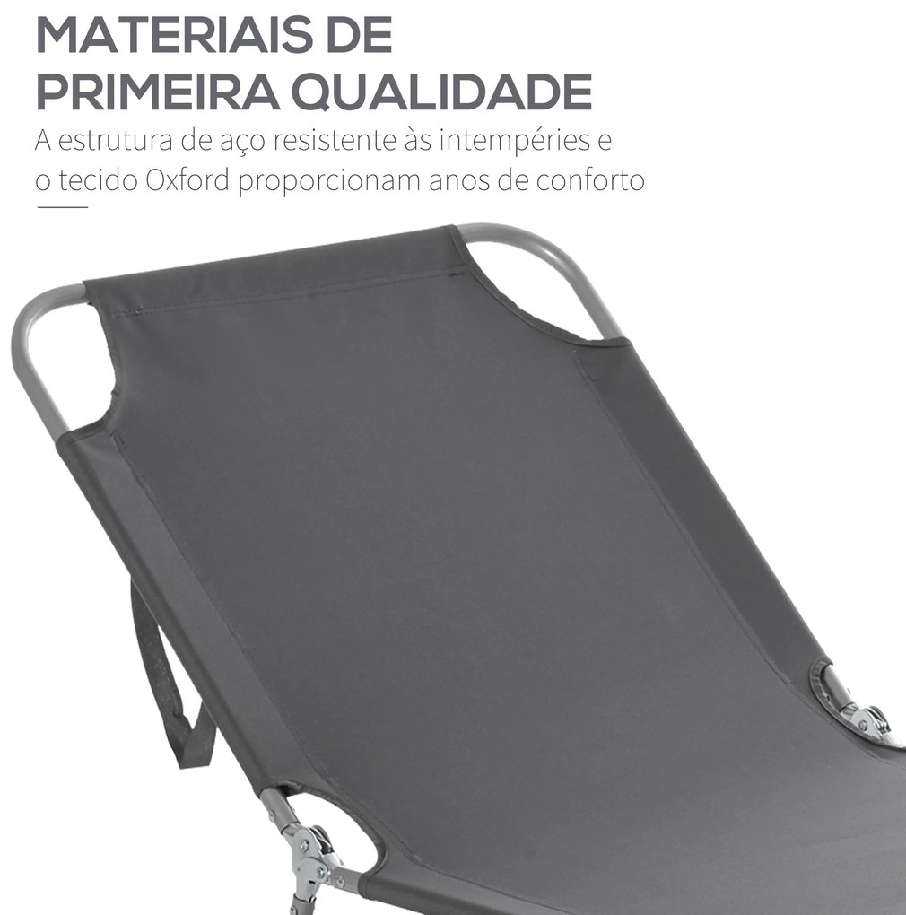 Espreguiçadeira de Jardim – Modelo Siena – Ajustável – Conforto e Esti