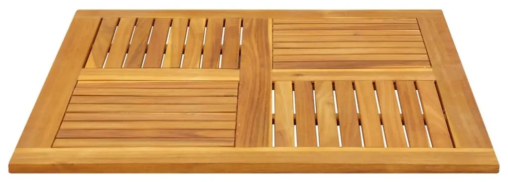 Tampo de mesa quadrado 90x90x2,2 cm madeira de acácia maciça