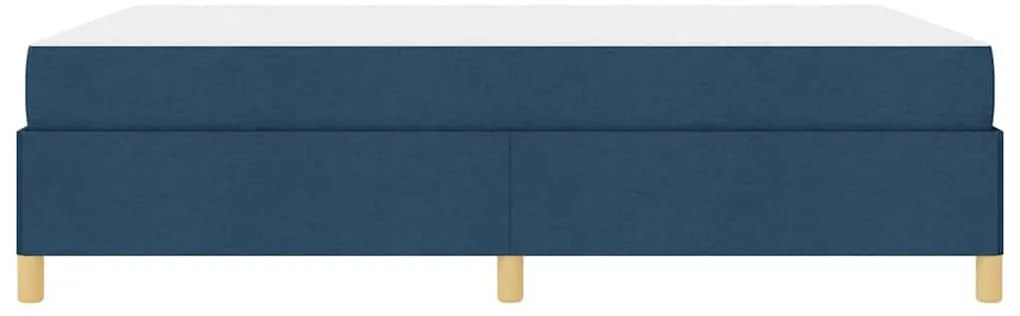 Cama Box Outros Azul e Branco 160 x 200 cm tecido