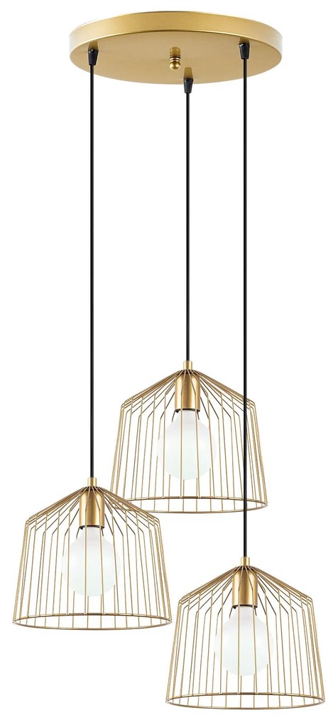 Chandelier Cat – Dourado Brilhante – 50 x 50 x 121 cm