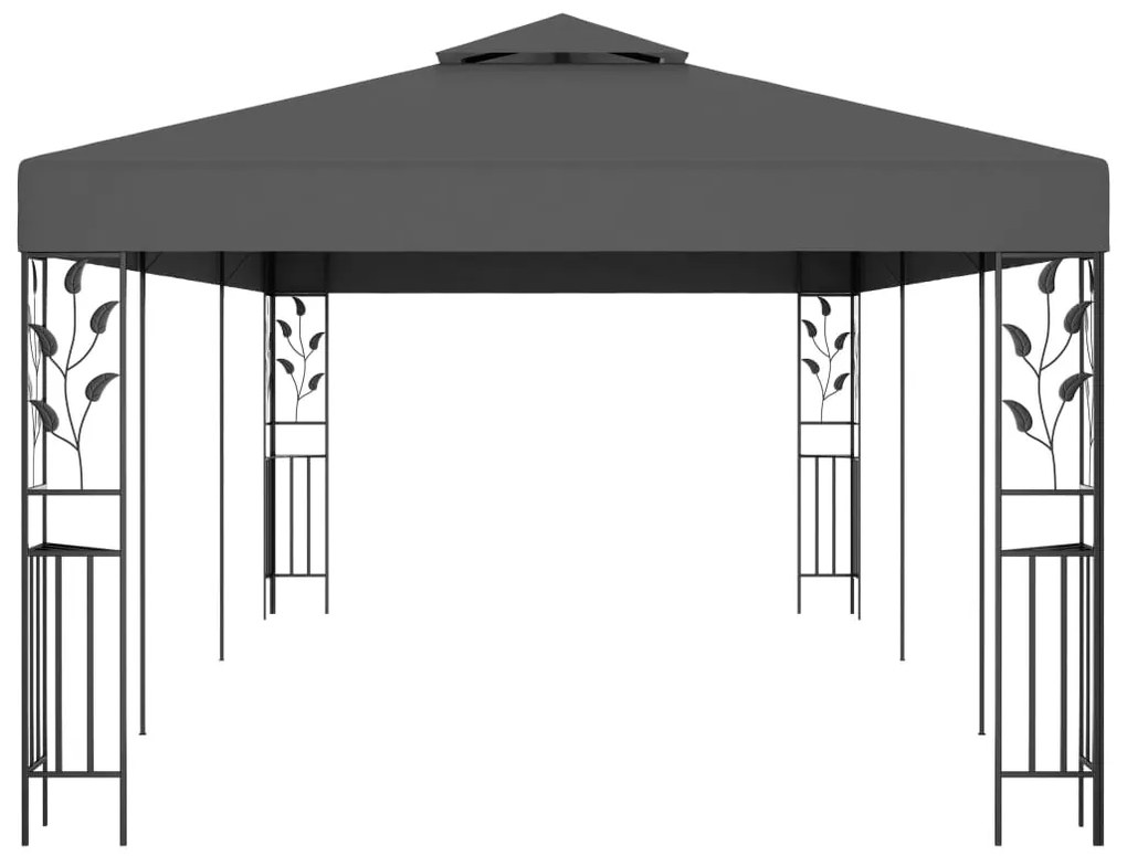 Gazebo 3x6 m antracite
