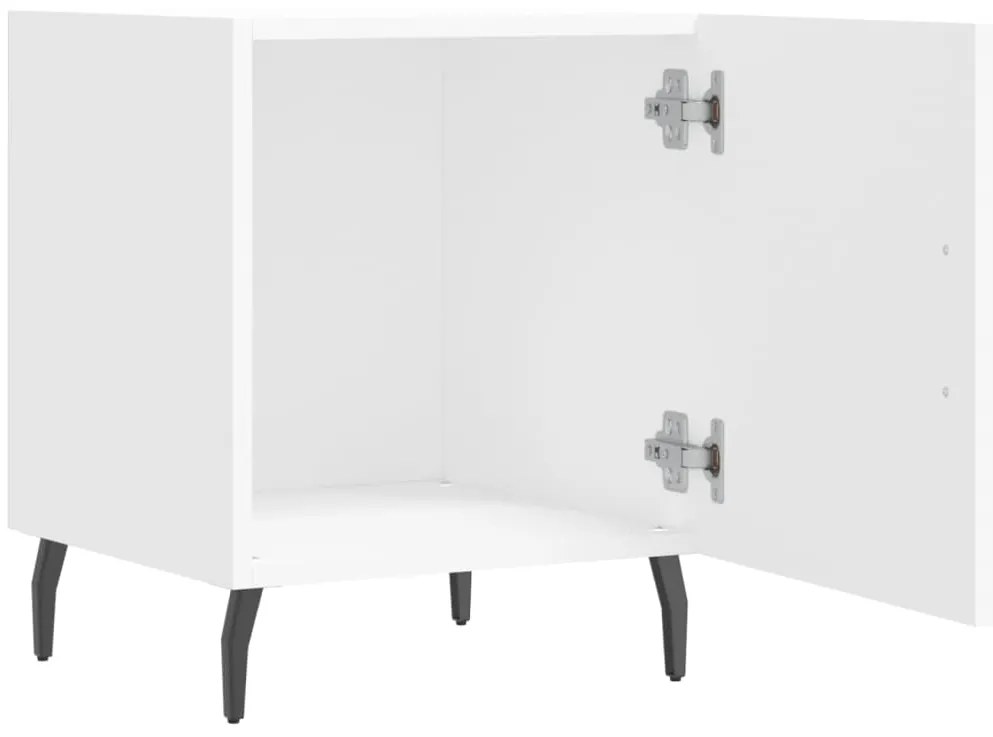 Mesa cabeceira 40x40x50 cm derivados de madeira branco