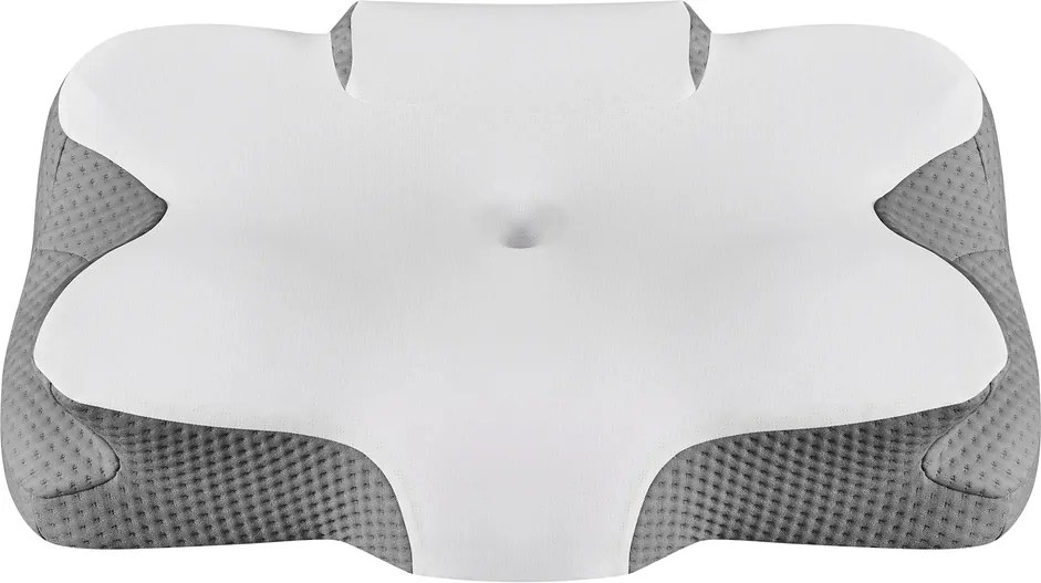 Almofada ergonómica 59 x 40 cm, refrescante para o pescoço Branco-cinza