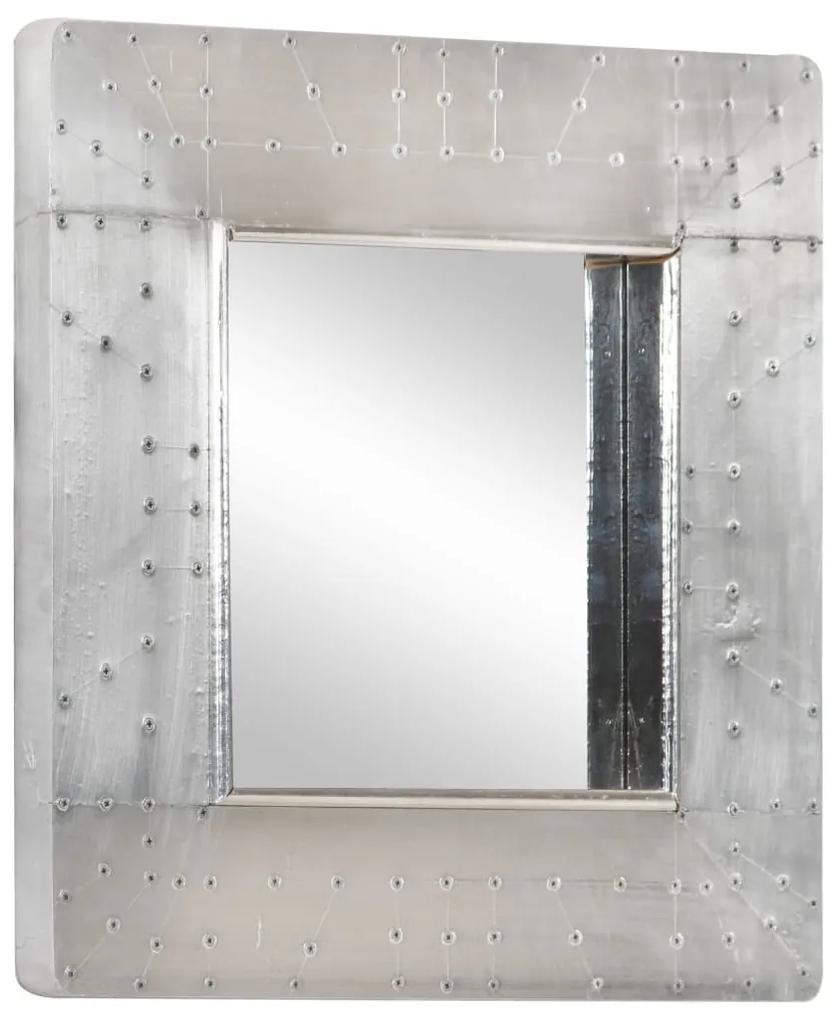 Espelho de Parede estilo aviador 50x50 cm metal