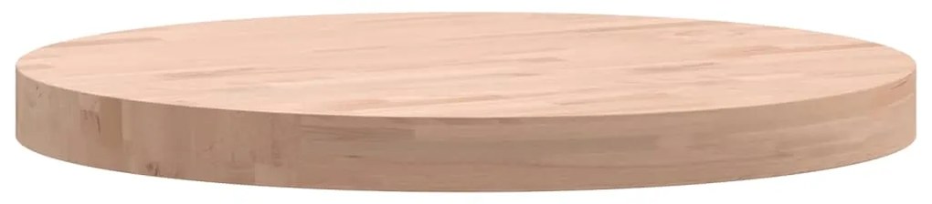 Tampo de mesa redondo Ø50x4 cm madeira de faia maciça