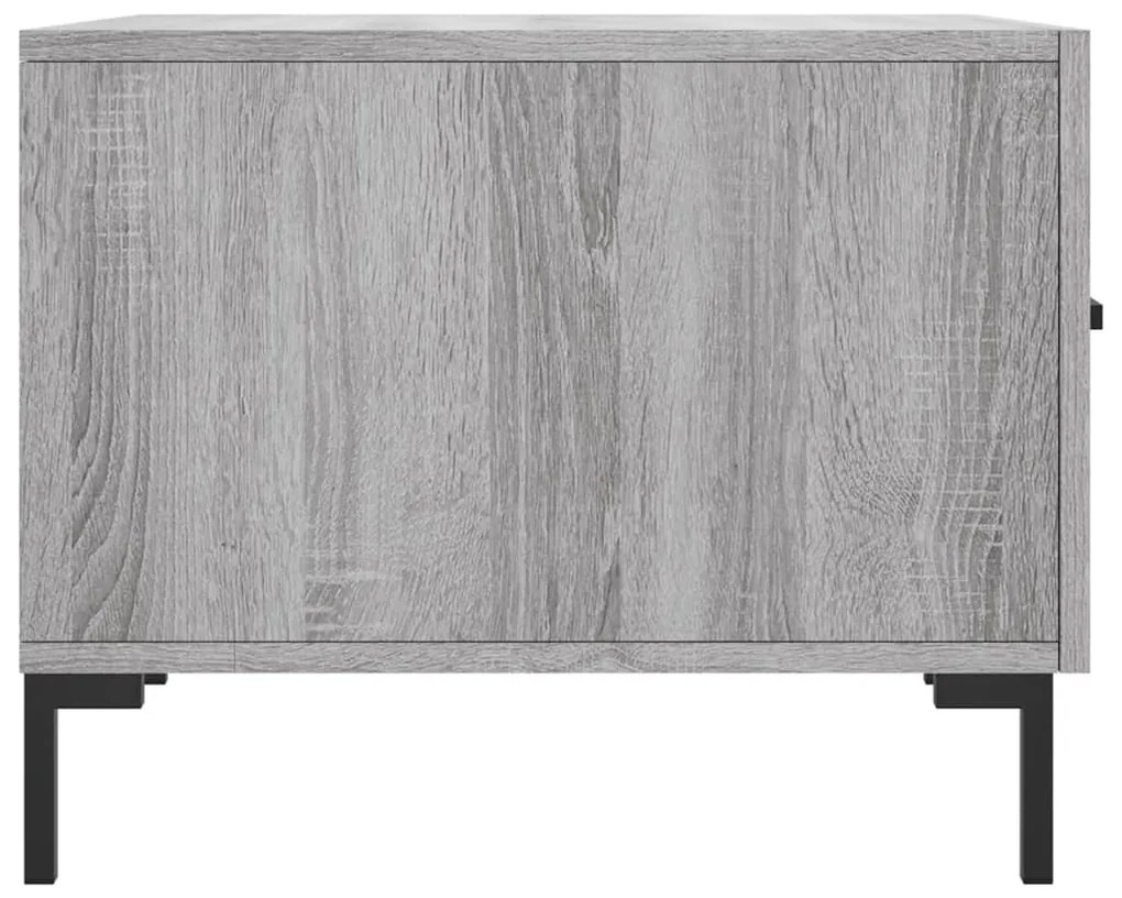 Mesa de centro 50x50x40 cm derivados madeira sonoma cinza