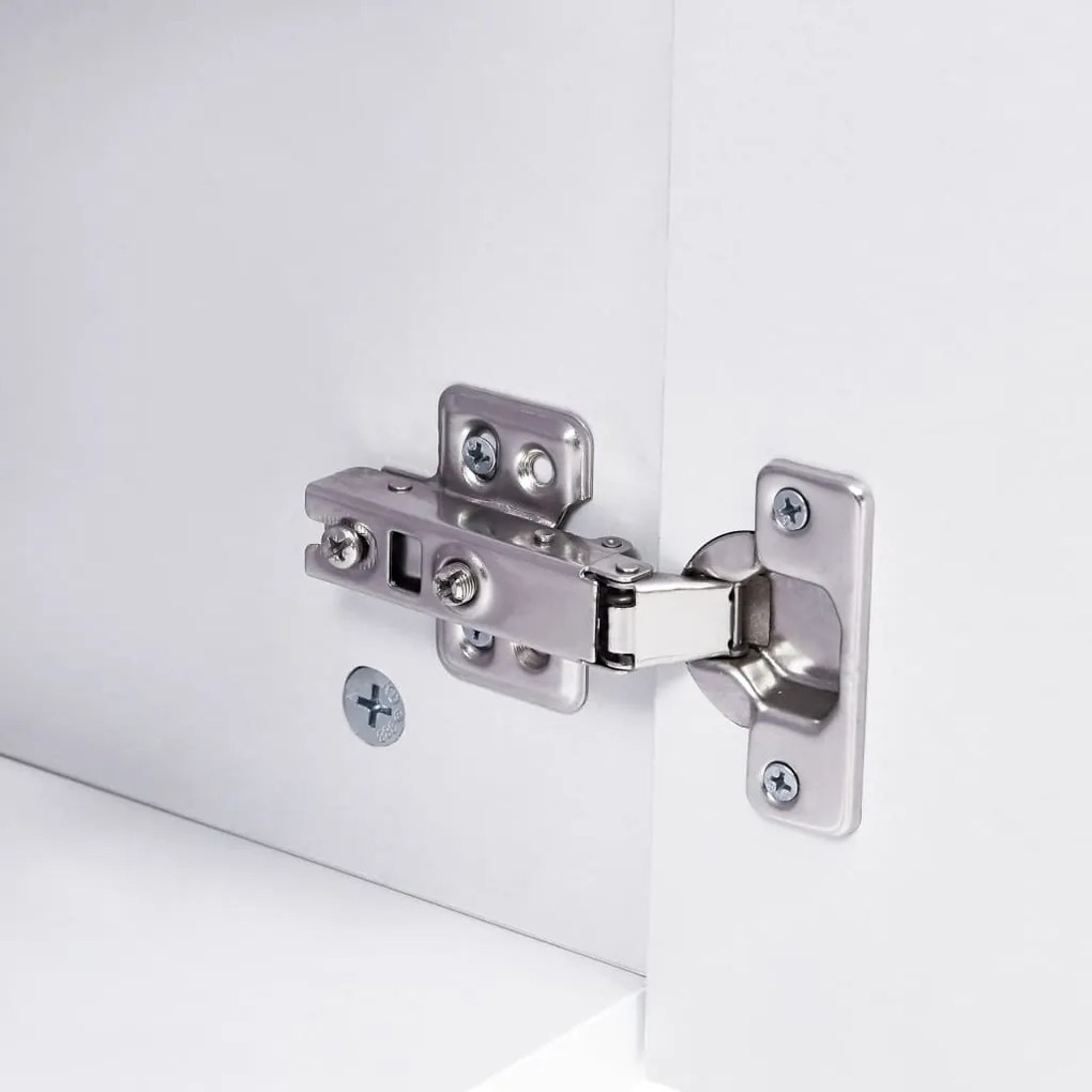 Aparador 160x40x70 cm MDF branco