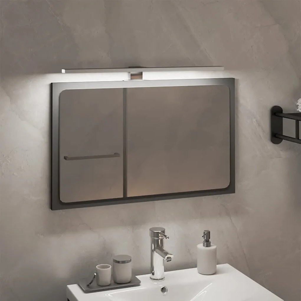 vidaXL Luz LED para espelho 7,5 W 6000 K 50 cm branco frio