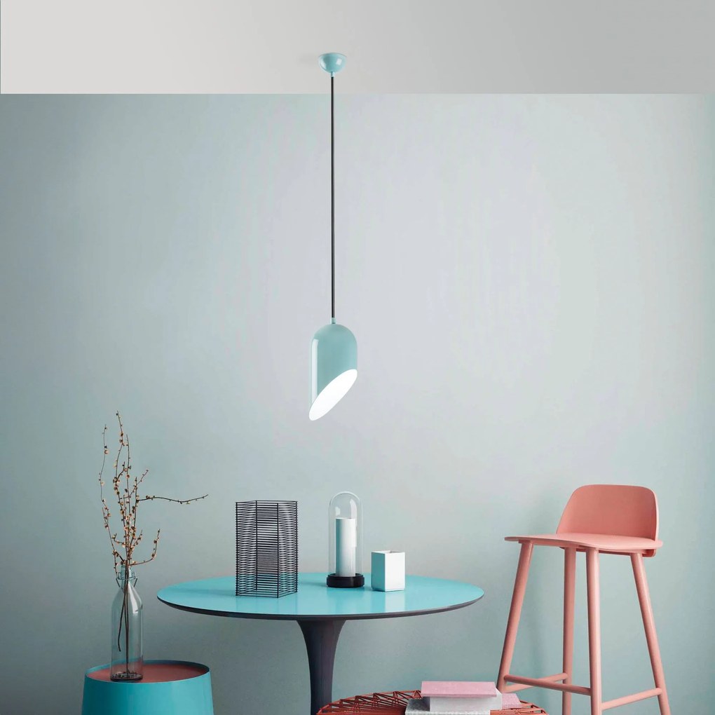 Candeeiro de Teto Kesık – Turquesa – Ø14 h:25 cm