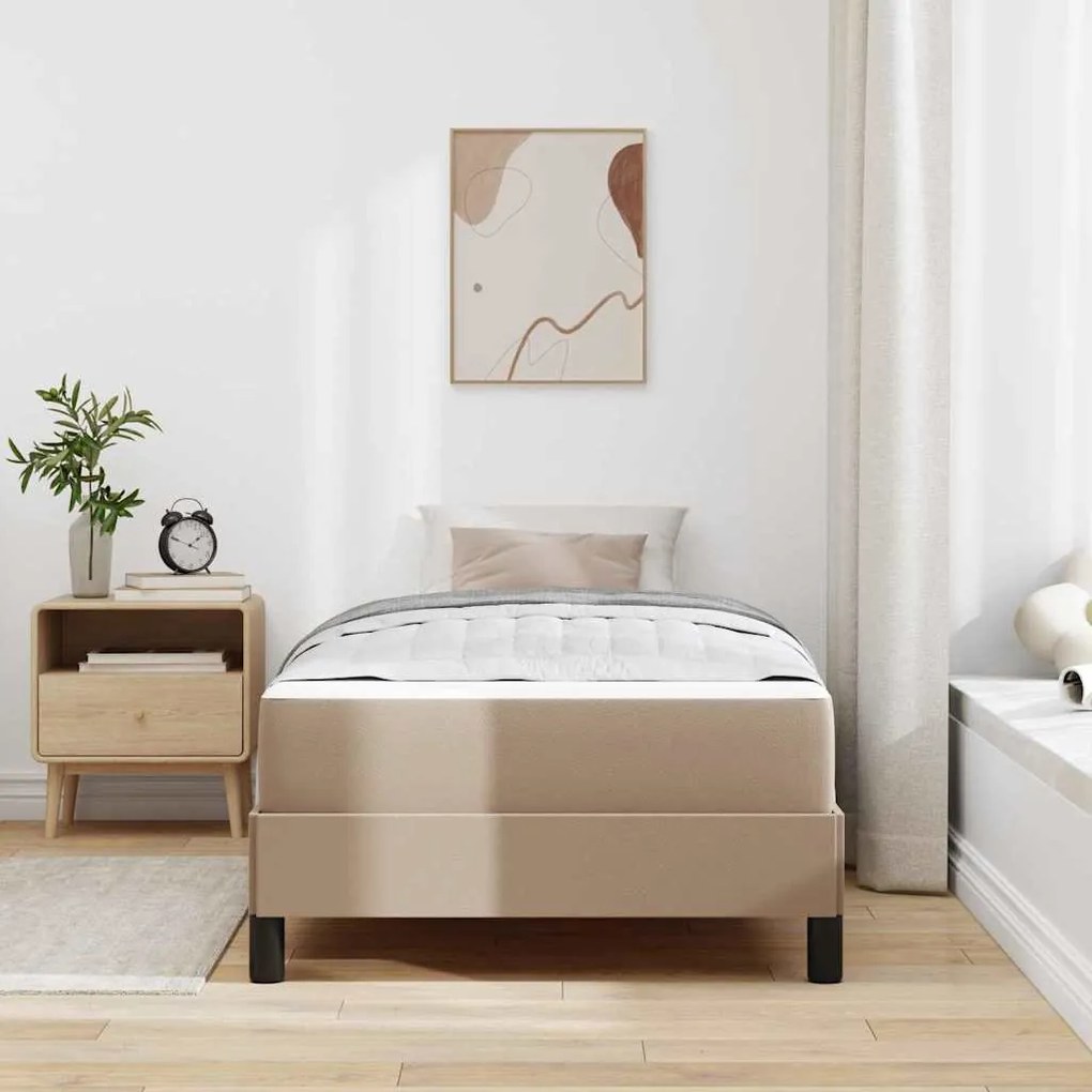Cama Outros Cappuccino 100 x 200 cm Couro sintético