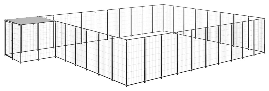 Canil 25,41 m² aço preto