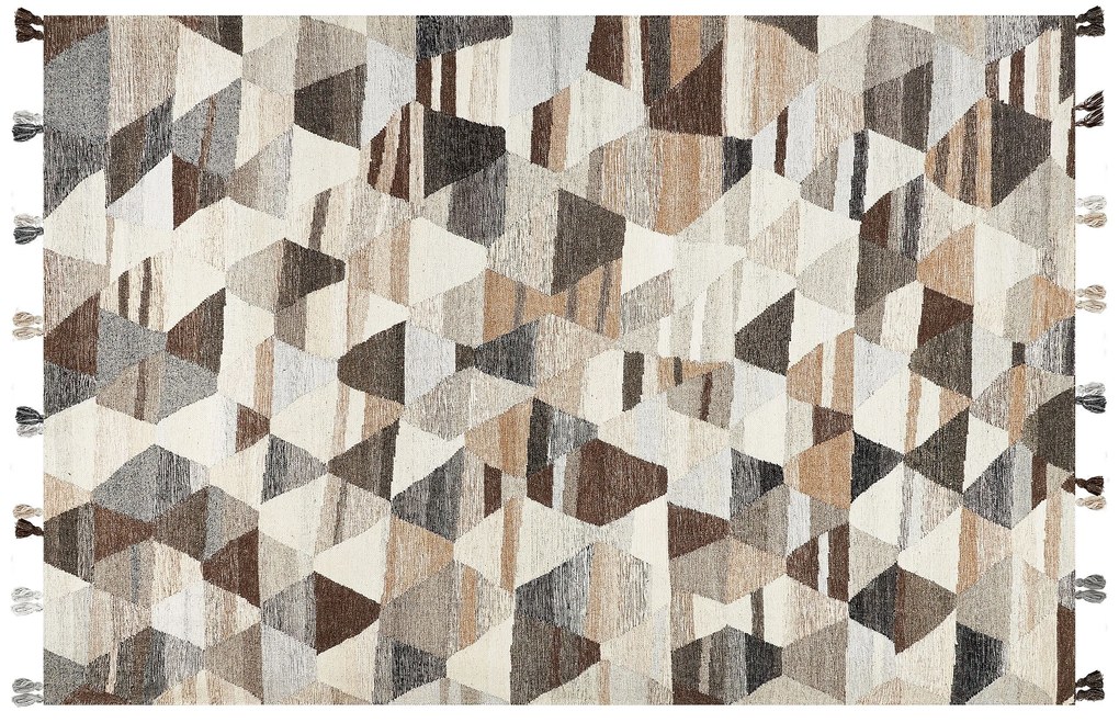 Tapete Kilim em lã multicolor 200 x 300 cm ARGAVAND Beliani