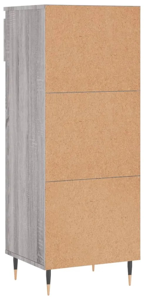 Sapateira 40x36x105 cm derivados de madeira cinzento sonoma
