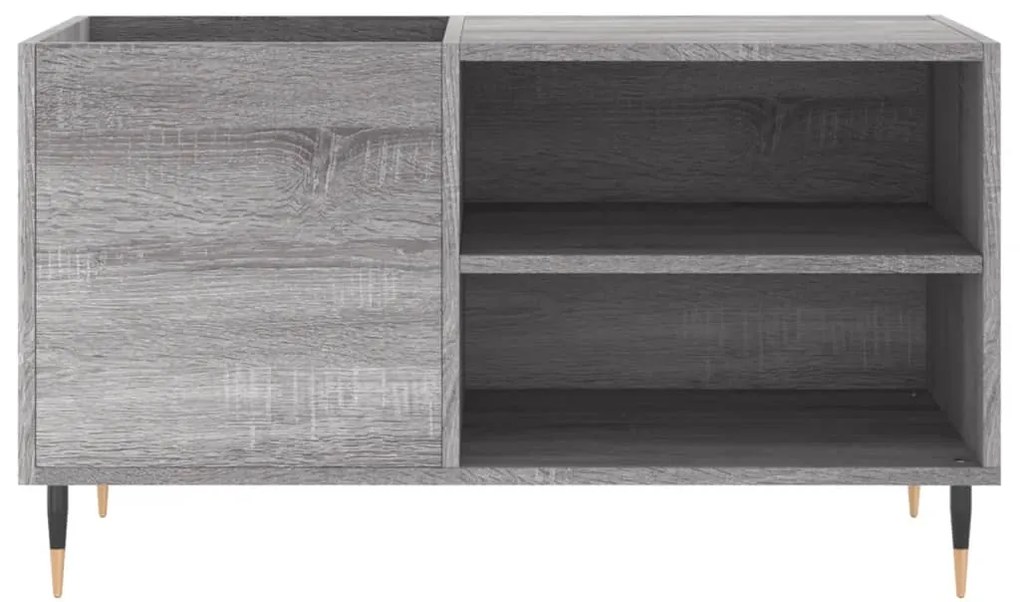 Armário p/ discos 85x38x48 cm derivados madeira cinzento sonoma