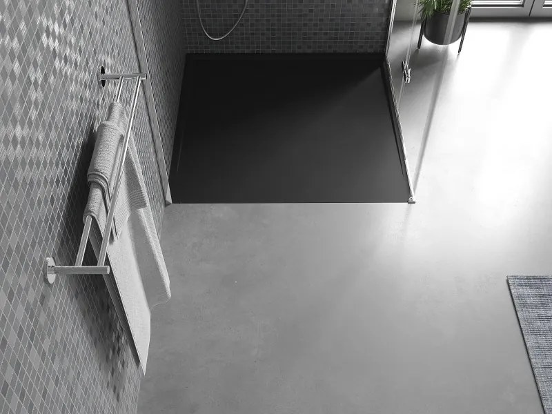 Mexen Amon base de duche quadrada SMC 100 x 100 cm, preta - 4F701010
