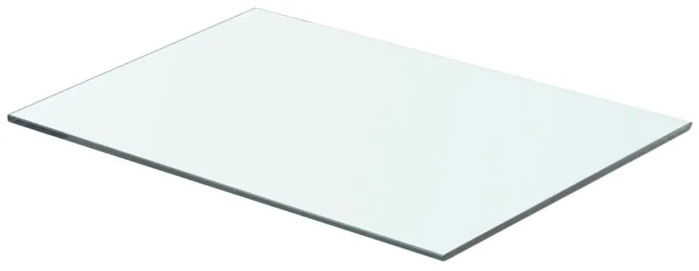vidaXL Prateleira de vidro 50x30 cm transparente