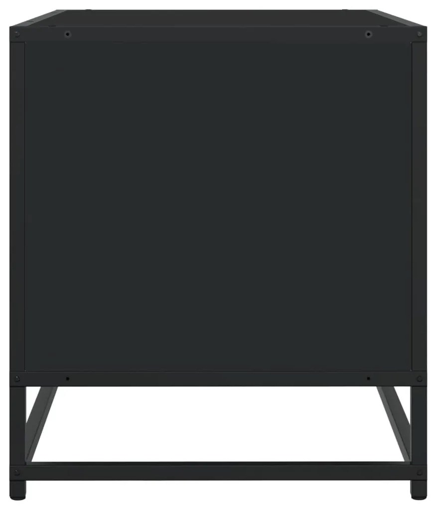 Móvel de TV 180x40x46 cm derivados de madeira preto