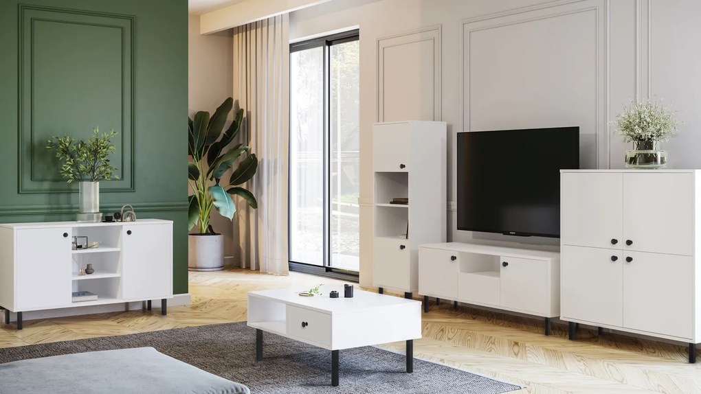Móvel TV 137 x 53 x 40 cm Venus branco