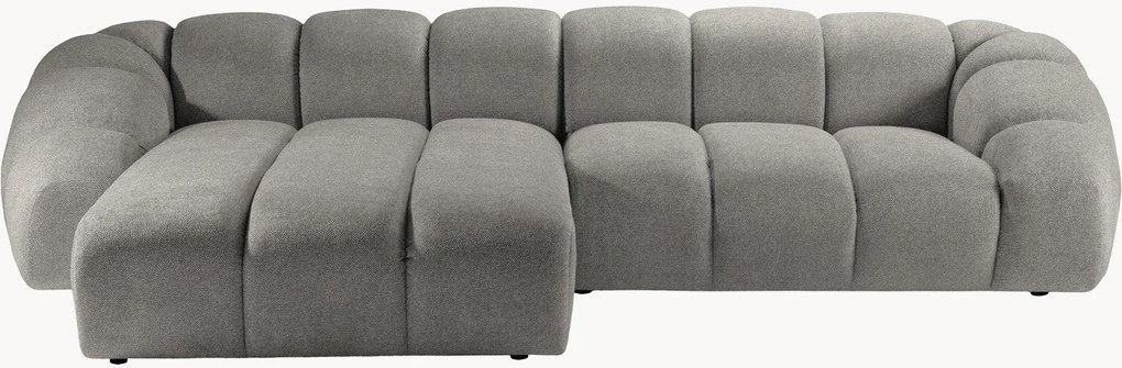 Sofá de canto em veludo Diana (4 lugares)