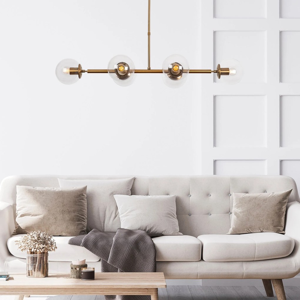 Chandelier Fazli – Vintage – 110 x 40 x 35-66 cm
