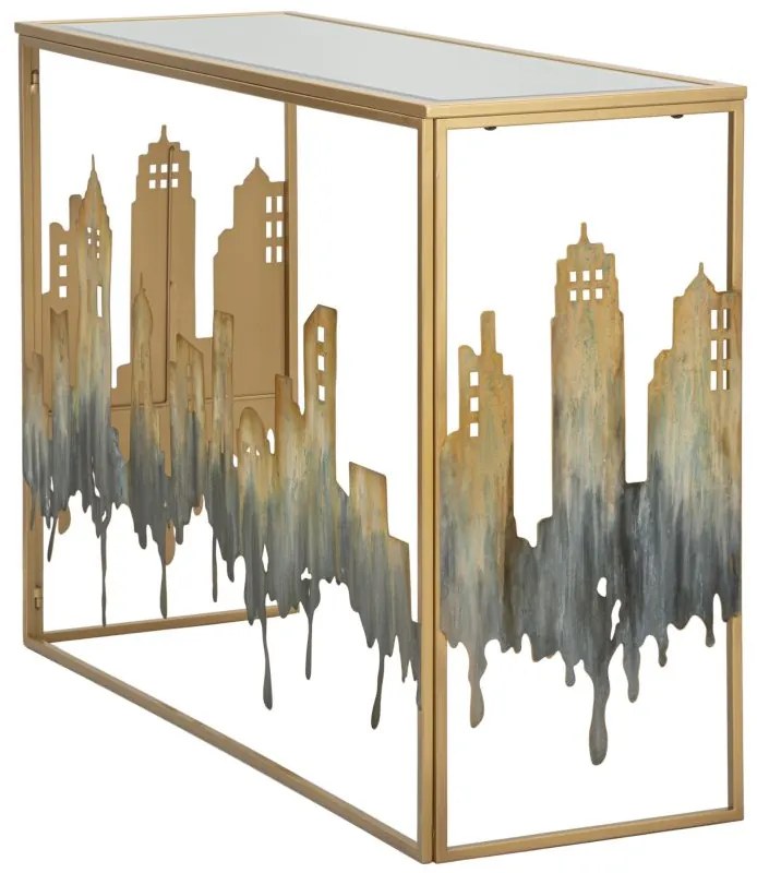 MESA CONSOLA CITY 110X38,5X81 CM MULTICOLOR