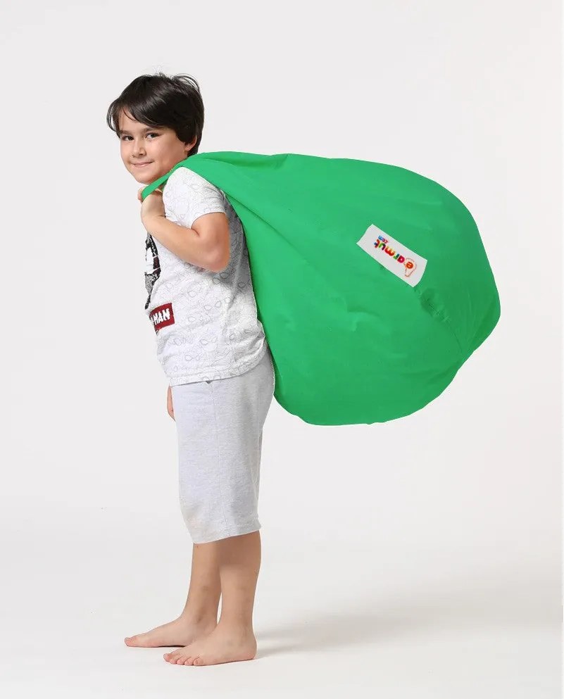 Bean Bag de Jardim Premium Kids – Verde – 60x60x25 cm | Tribo Home