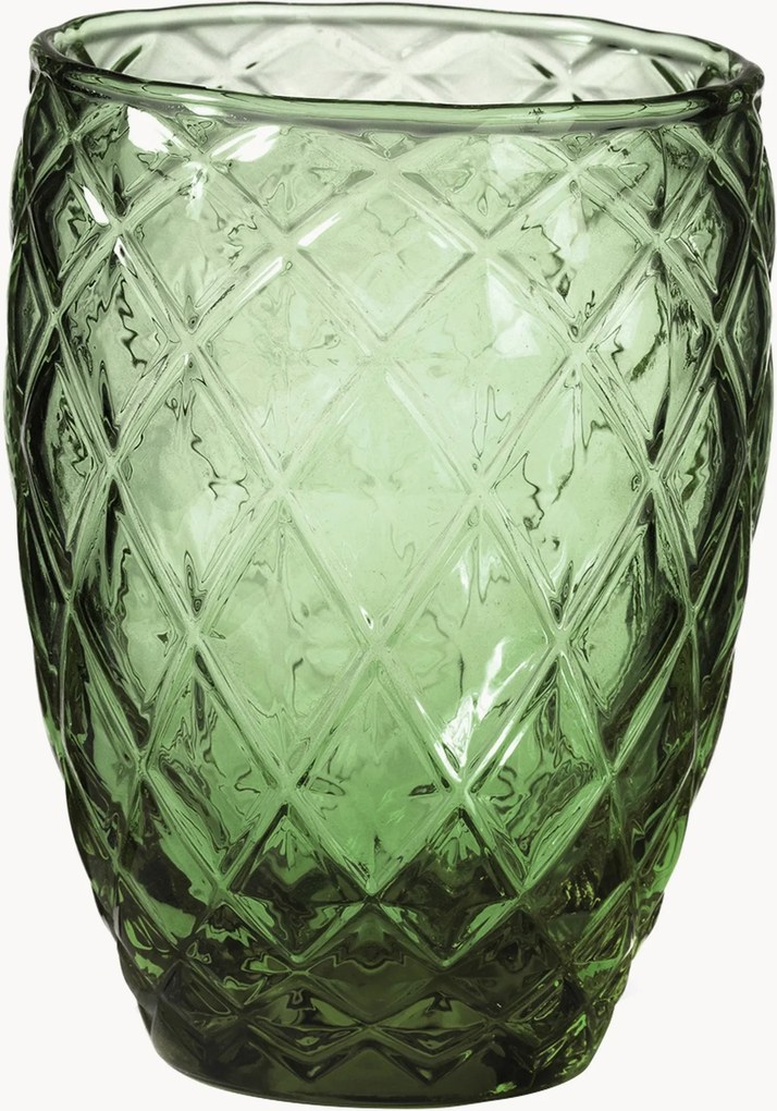 Copos artesanais Diamond, conjunto de 6