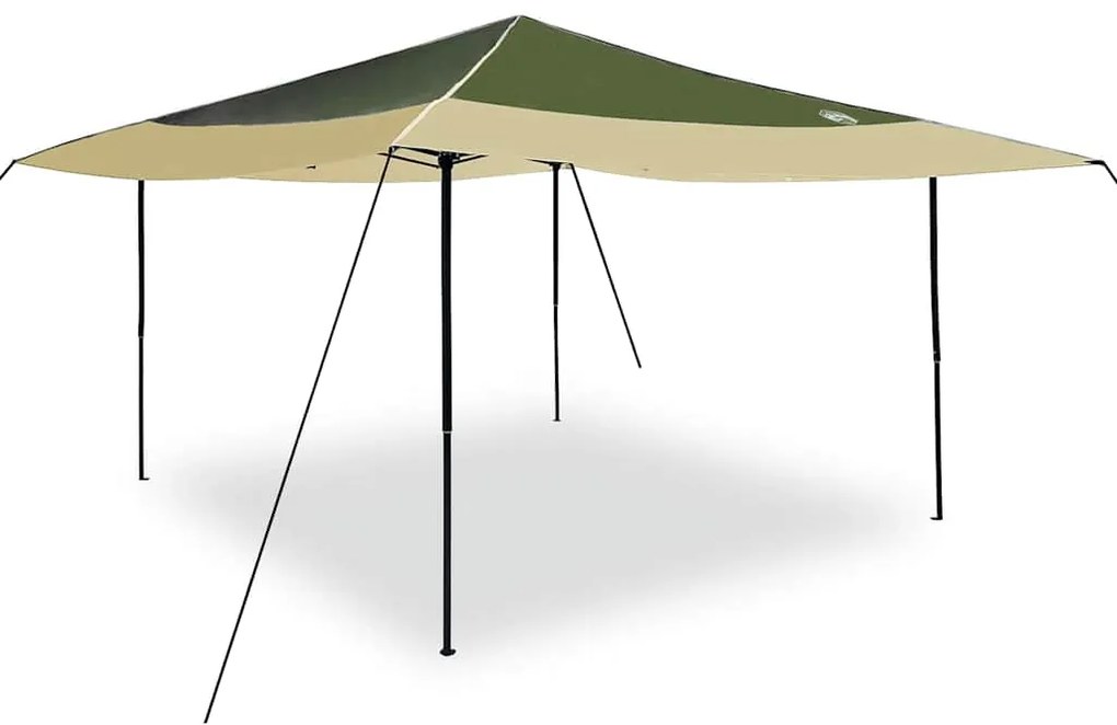 Tenda de Toldo Verde 400 x 400 x 227 / 236 / 245 cm Tecido Oxford