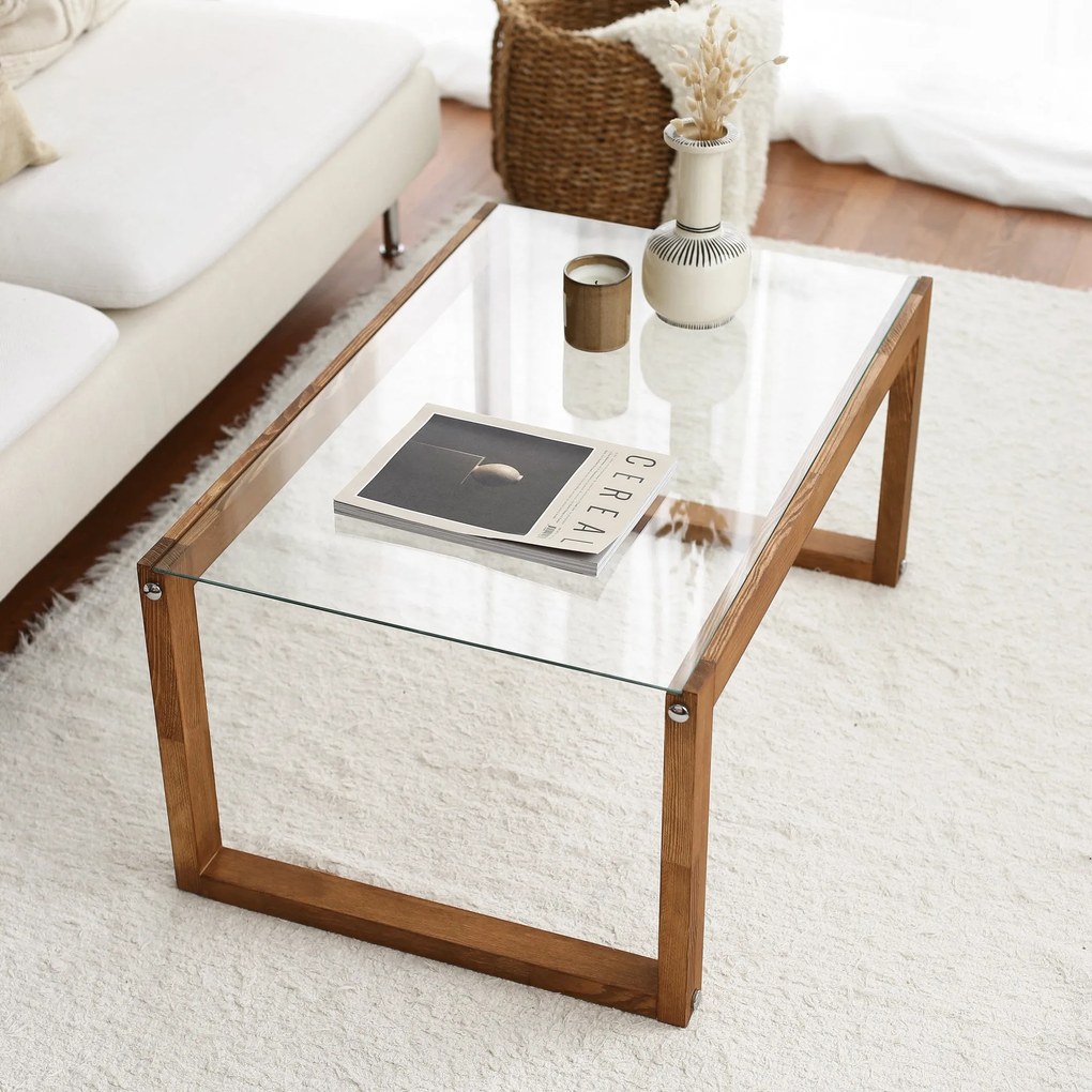 Mesa de Centro Via – Madeira – 85x40x55 cm