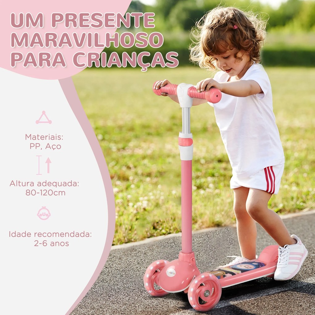 AIYPLAY Trotinete para Crianças de 2-6 Anos Trotinete Infantil Dobráve