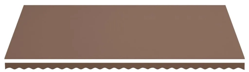 Tecido de substituição para toldo 6x3,5 m castanho