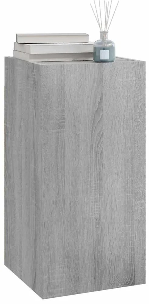 Móvel de TV 30,5x30x60 cm derivados de madeira cinzento sonoma