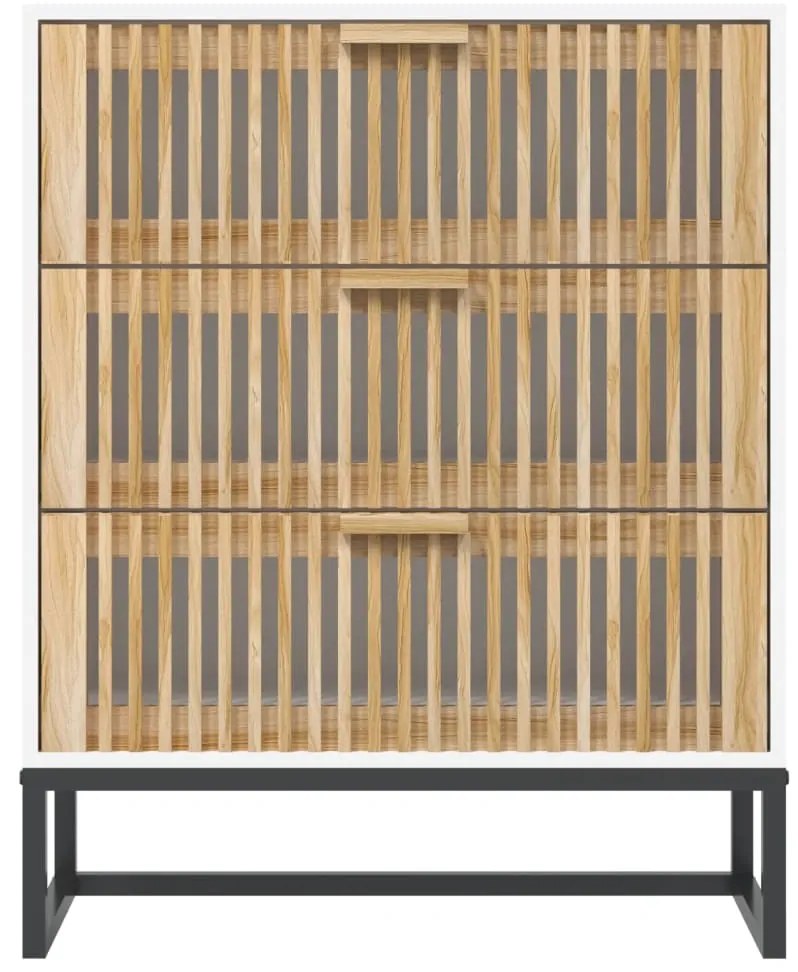 Aparador 60x30x75 cm derivados de madeira branco