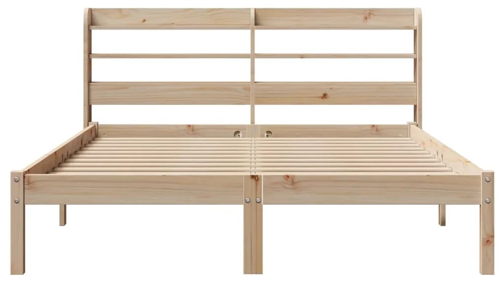 Cama sem colchão 120x190 cm madeira de pinho maciça