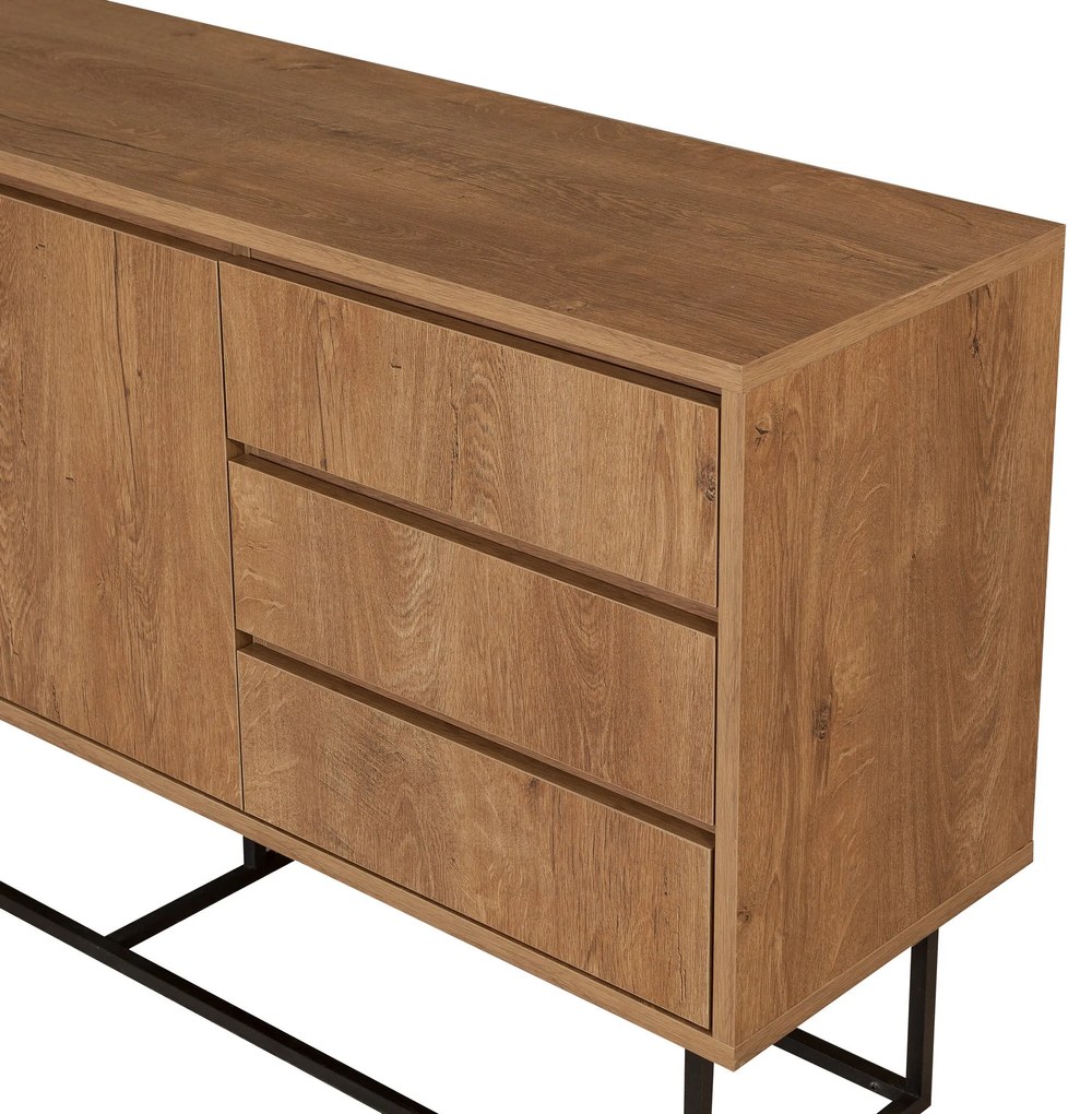 Console Ruba – Walnut Black – 140x72x36 cm