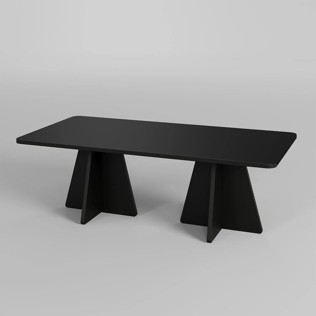 Mesa de Café Mushroom – Preto – 120x40x60 cm